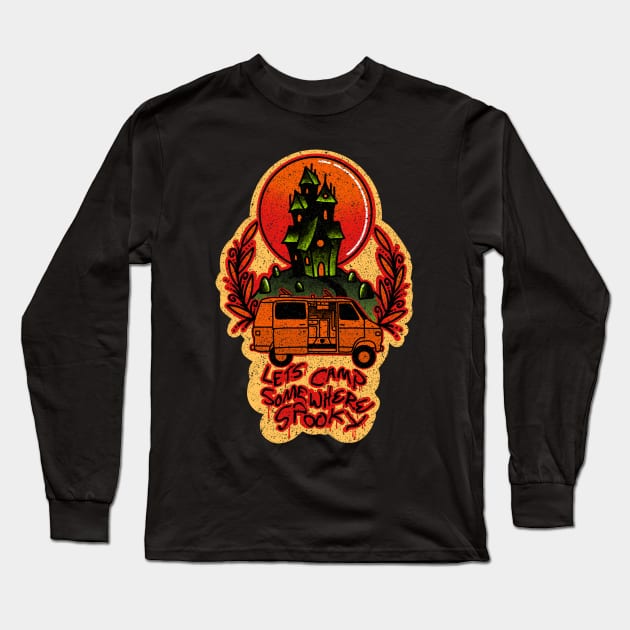 Spooky vanlife Long Sleeve T-Shirt by Tofuvanman